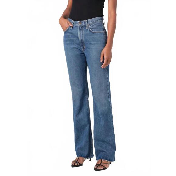 NEW AGOLDE leena jeans in placebo - Picture 5 of 7